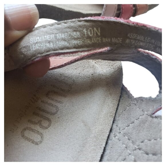 Sh122 Munro Ladies Peach Sandals 10N - Picture 5 of 10